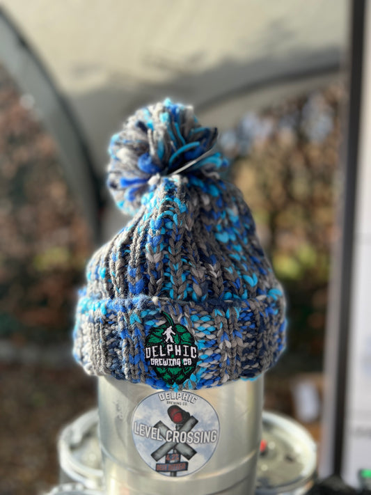 Twister Pom Pom Beanie - Glacier Twist